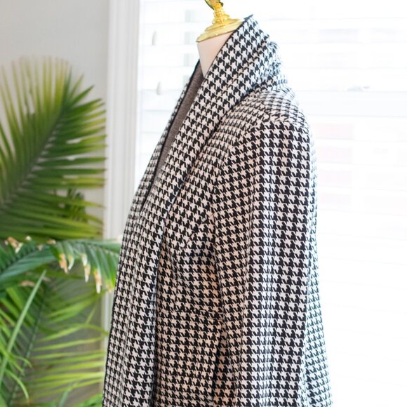 Cabi #3905 Houndstooth Shawl & Blazer // Jacket Size M w/shoulder pads - Picture 8 of 16